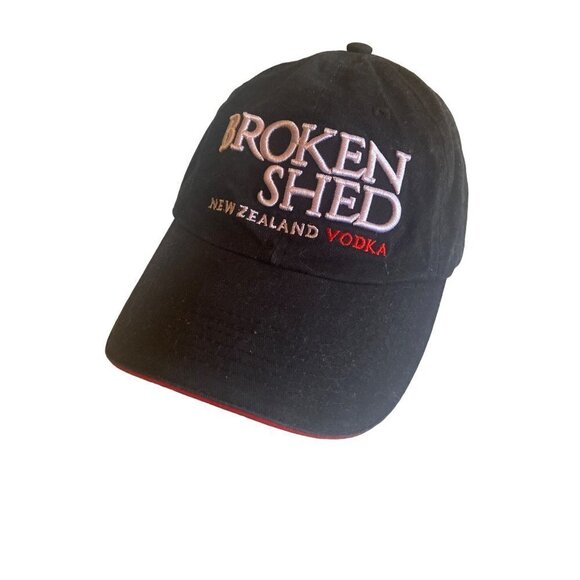 Broken Shed New Zealand Vodka Black Hat Cap Adjustable - Picture 1 of 7